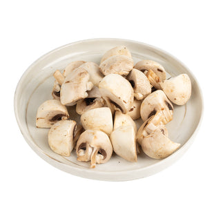 BUTTON MUSHROOM QUARTER CUT 切块白蘑菇 (2KG/PKT)